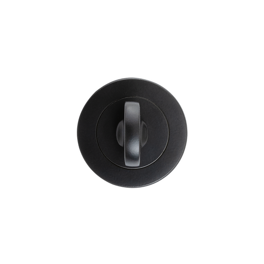 Product picture of the Matt Black Privacy Turn and Release Concealed Fix on a white background.