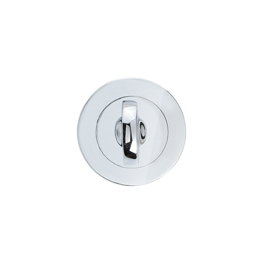 Product picture of the Chrome Plate Privacy Turn and Release Concealed Fix on a white background.